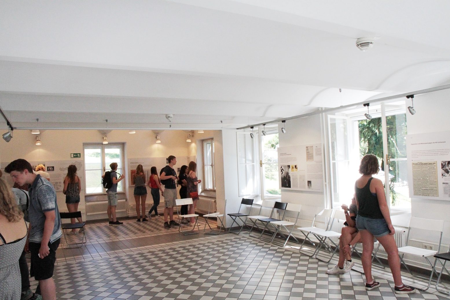 Pavilion 5 with historic exhibition, Steinhof Spital, Vienna - 06.JPG